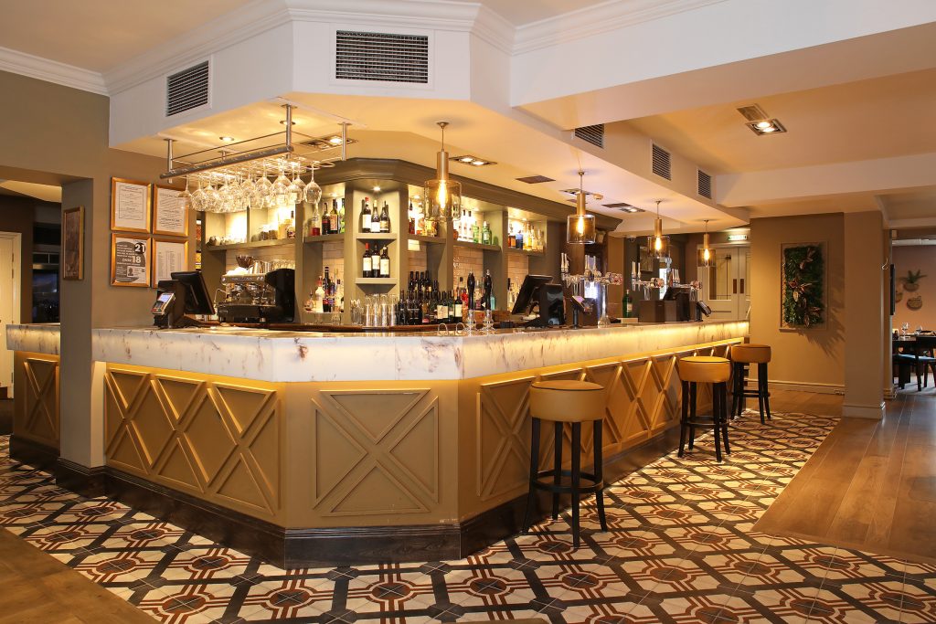 Bar area PRINCE OF WALES sheffield