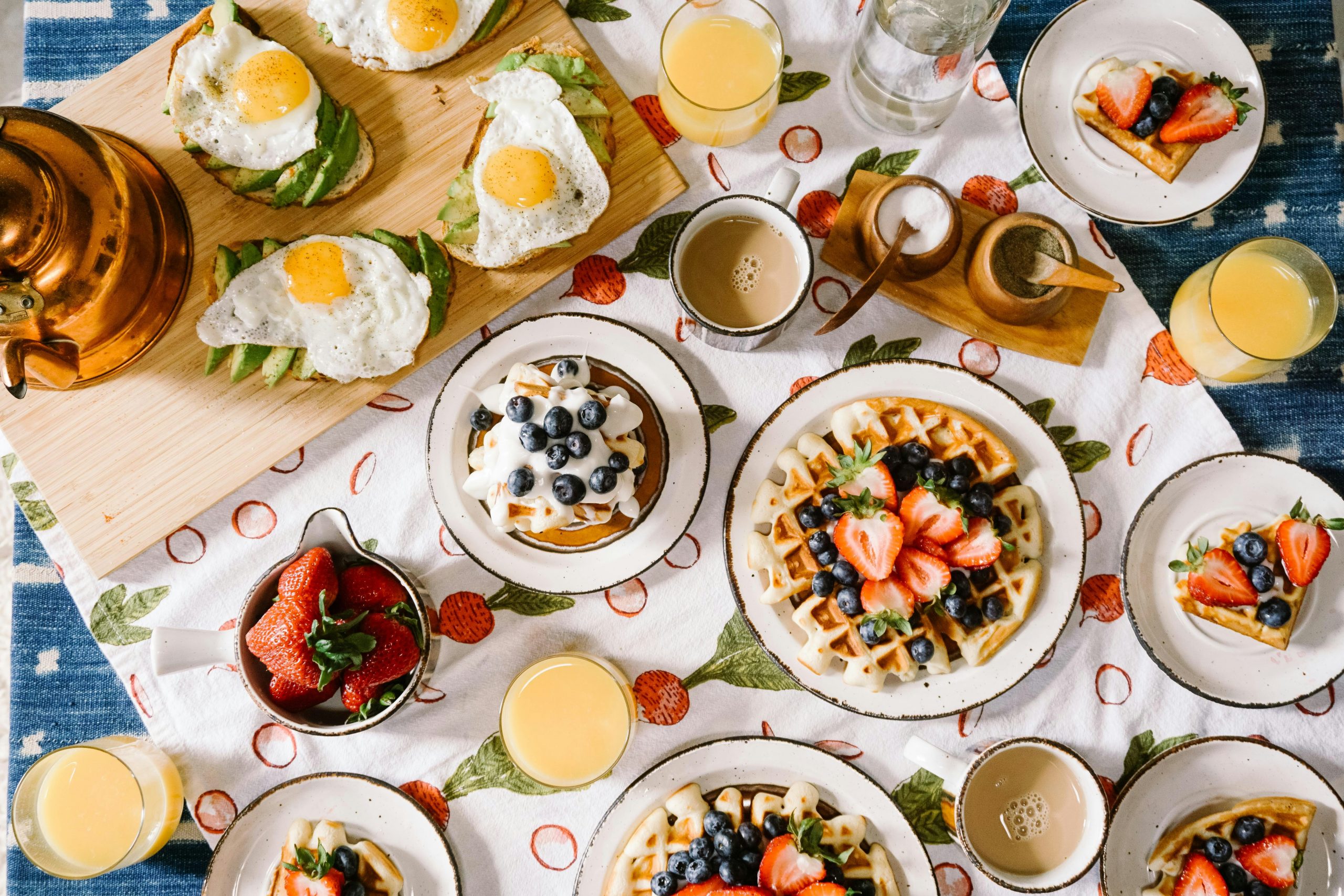 Summer Breakfast Food Table