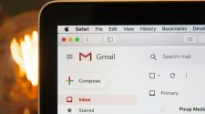 Email inbox displayed on a laptop for food bloggers